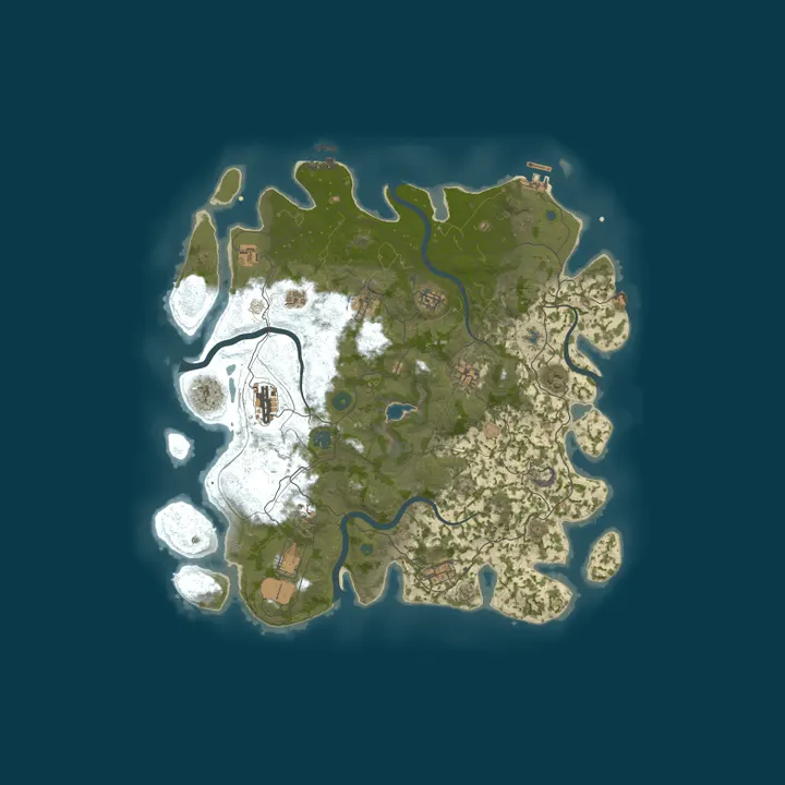 Map of ASIA Server | Casual PvP | Open Test | 5x | KR·JP·CN
