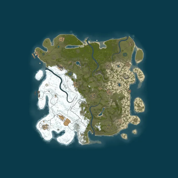Map of DustServers Vanilla | Monthly BP Wipes