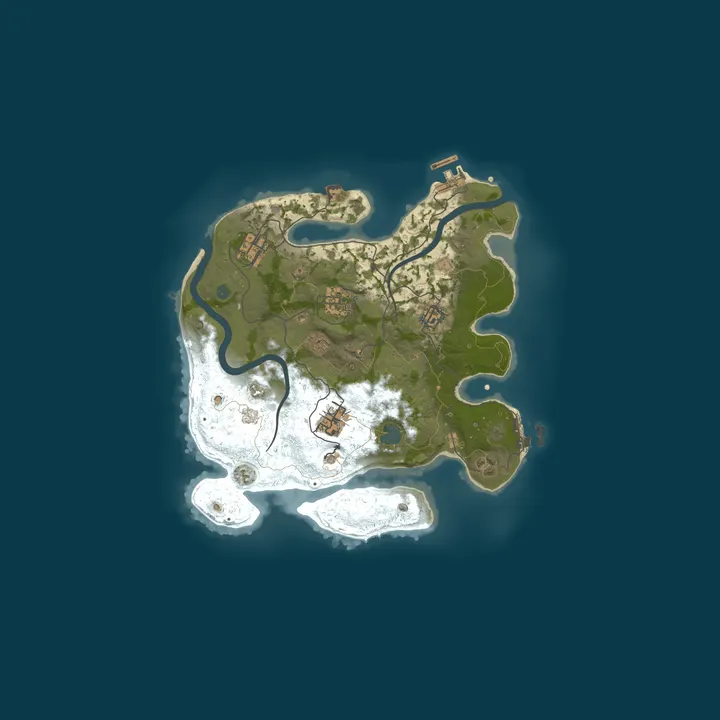 Map of A Rust Server