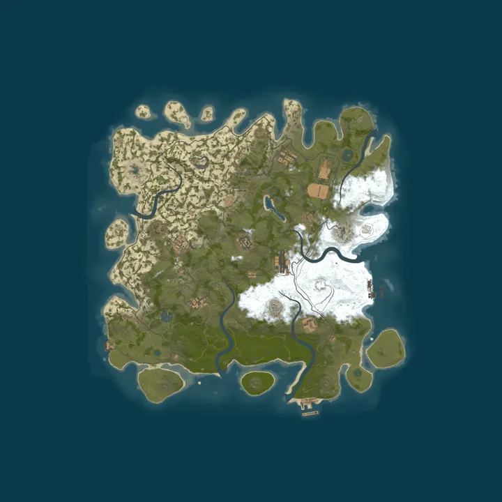 Map of RustGamingNation Rust PvE | Choose 3x [Events|Rust|Staging|Zomb