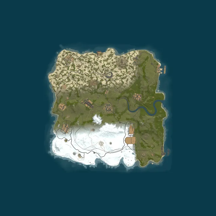Map of WARBANDITS.GG SEA 3X |Solo/Duo/Trio|LootX3| JUST WIPED