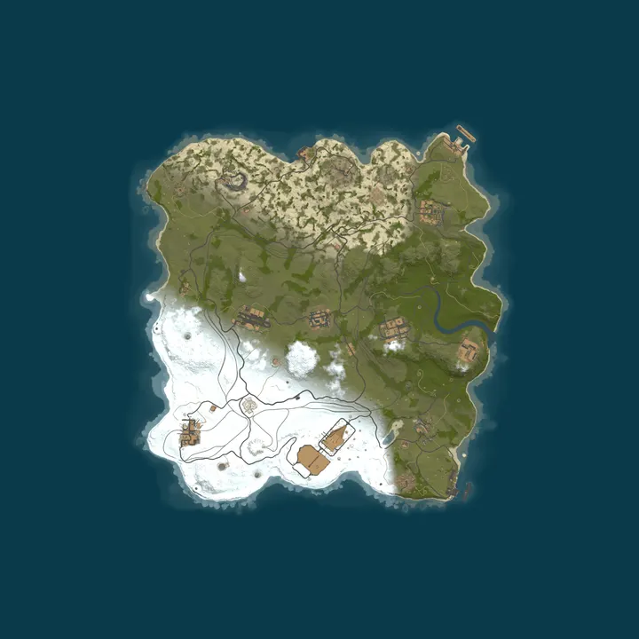 Map of WARBANDITS.GG SEA 3X |Solo/Duo/Trio/Quad|LootX3| JUST WIPED