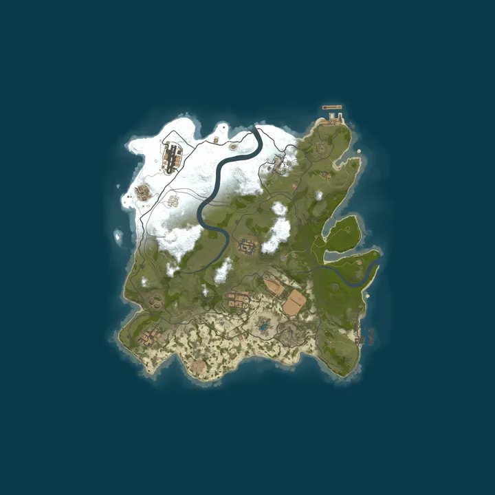 Map of Rusted - BR 2X | Vanilla+ | No BP Wipes