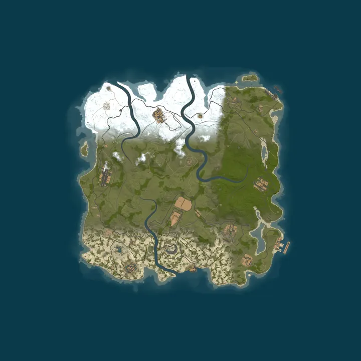Map of US CLOCKOUT 2x Monthly Main | 50% Upkeep | Shared BPs