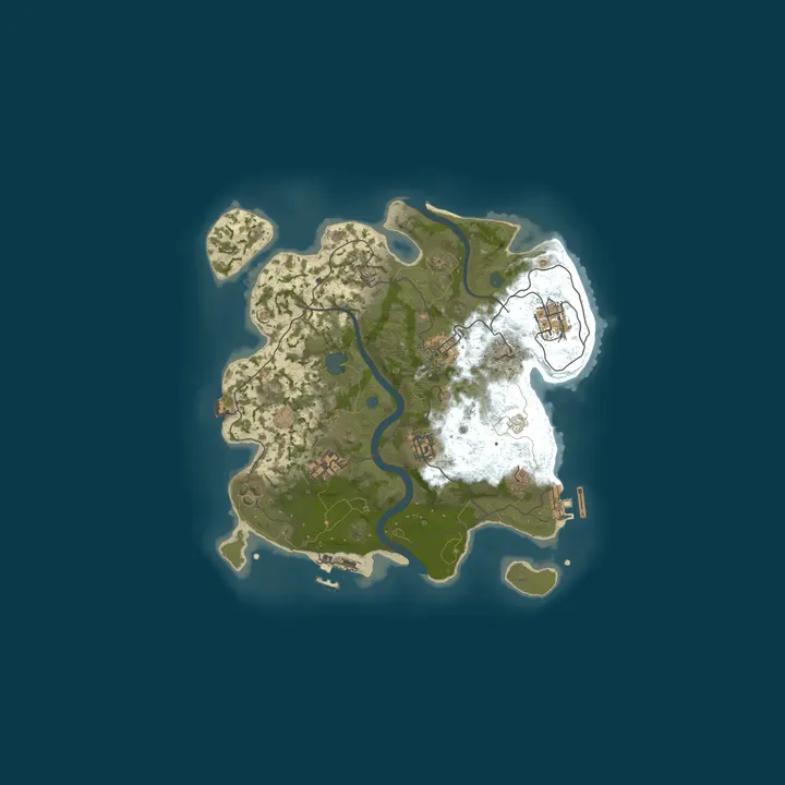 Map of UCloud Game Zone Rust Server