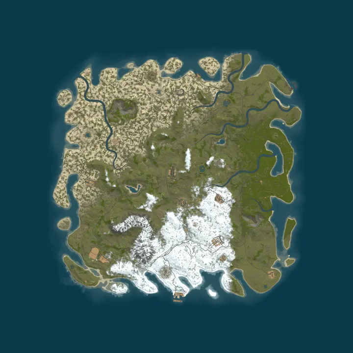 Map of EU 2x The Raid Redemption PVE - Kits/CustomVehicles