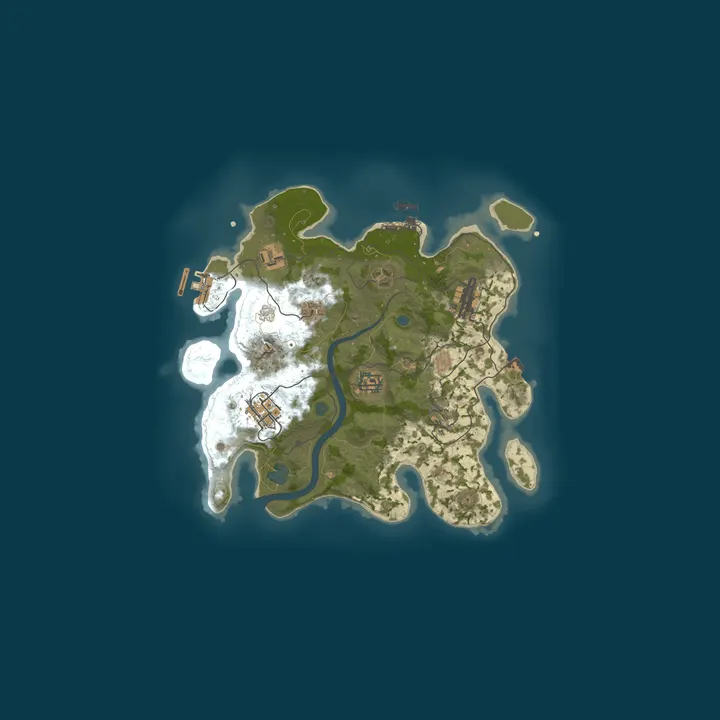 Map of A Rust Server