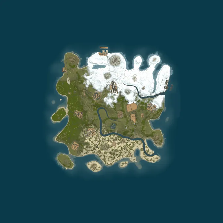 Map of [KR] HAPPY PIG | PVE 5X | 14-Day Wipe | Final Day PVP