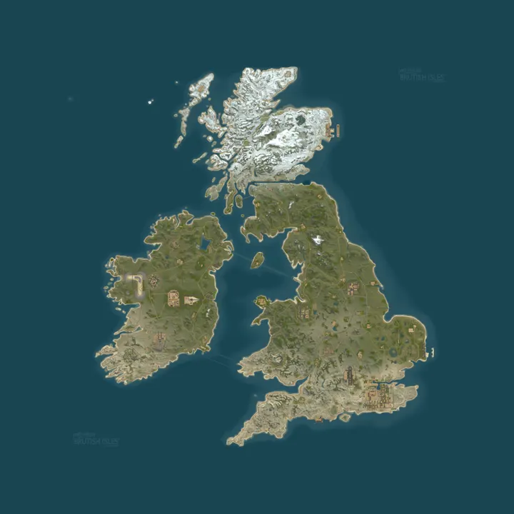 Map of RUSTARDED Zombie Hell Hordes • EU