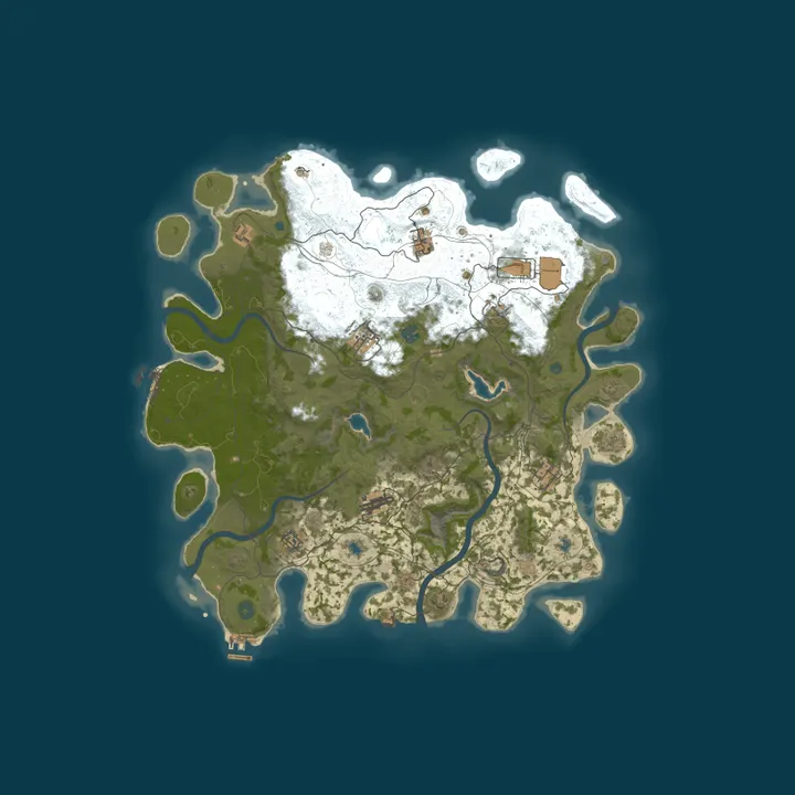 Map of Dens Demise. PVE 18+ NSFW