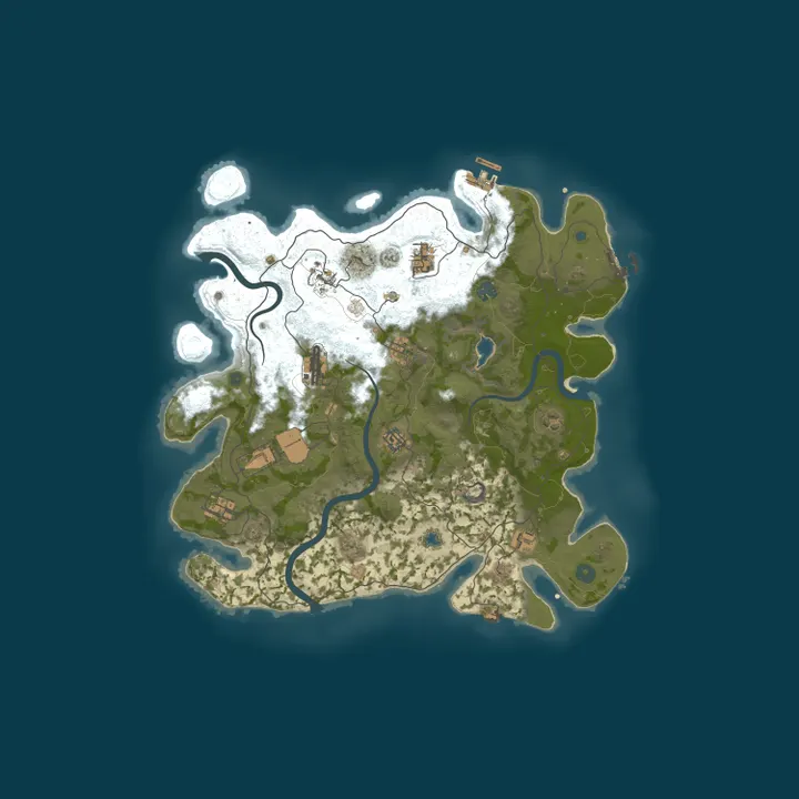 Map of CobaltCove.io PvE x1 | Skills | Bots | Raid Bases | Quests