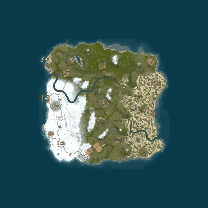 Map of RustForNoobs.com 2x Weekly AU | Solo/Duo/Trio No BP Wipes x2|
