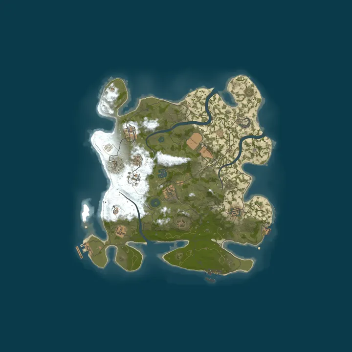 Map of [EU] Rust-France - DEBUTANT - SOLO/DUO/TRIO  | FULLWIPED 17/10 