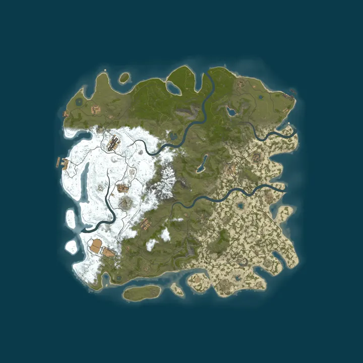 Map of EU RustNChill X1000 | PvE | KITS | PURGE | BACKPACK | SKINBOX |