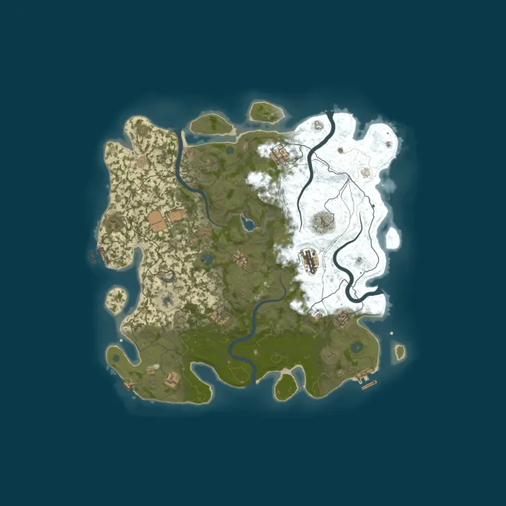 Map of Nontoxic - Solo/Duo/Trio Vanilla 2x