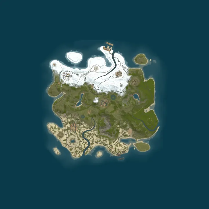 Map of EU Rusty Island I 2x  I Shared BPs