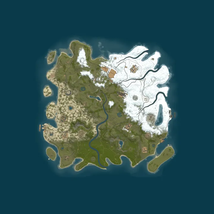 Map of RustMates | 2x | Biweekly | Events | Kits | JUST WIPED