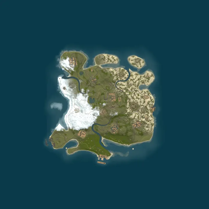 Map of A Rust Server