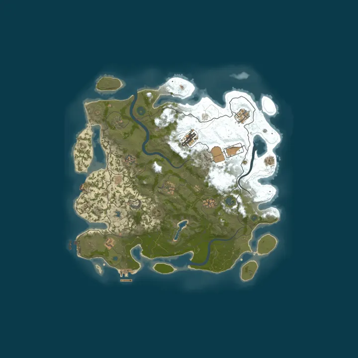Map of 4Netplayers Rust Ritterhuder-Server