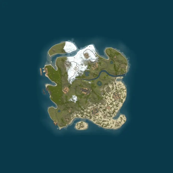 Map of [IND/SEA] RustNexus | Vanilla+ | 2x Gather | Biweekly