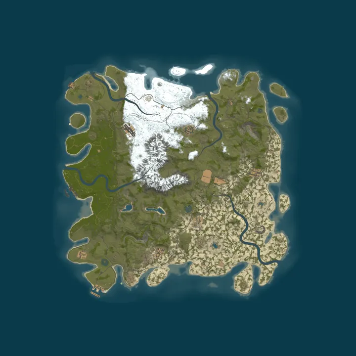 Map of PVE SafeZone|Shop|Raid|Npc|Skills|RP NoWipe|Mods