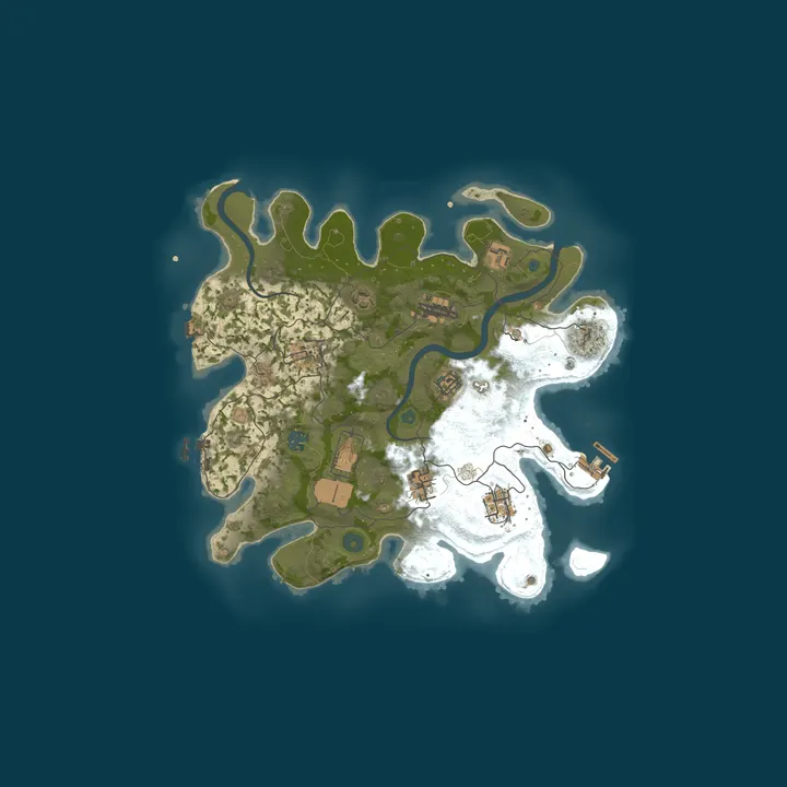 Map of Nyx's Wasteland | Build • Trade • Survive • Belong