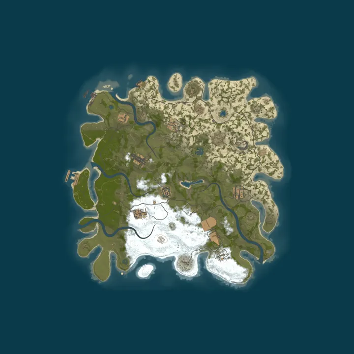 Map of Canadian Badlands