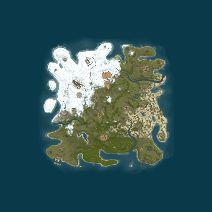 Map of [RU] SIBERIA VANILLA ДЛЯ НОВИЧКОВ 16.10