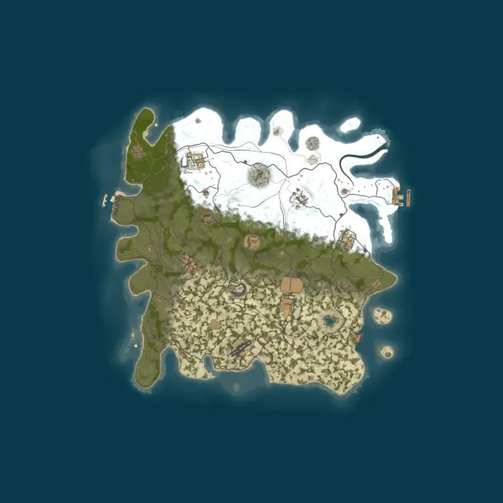 Map of Test Server (Upsurge Main)
