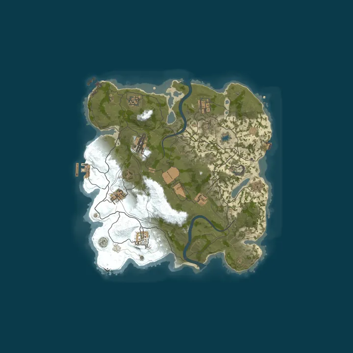 Map of US Vex.gg 5x Solo/Duo|Shared BPs|Kits|TPhome|Noob Friendly|10x5