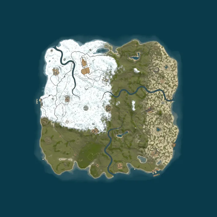 Map of Rust Arena - EU 2X Weekly (Friday) | Vanilla+