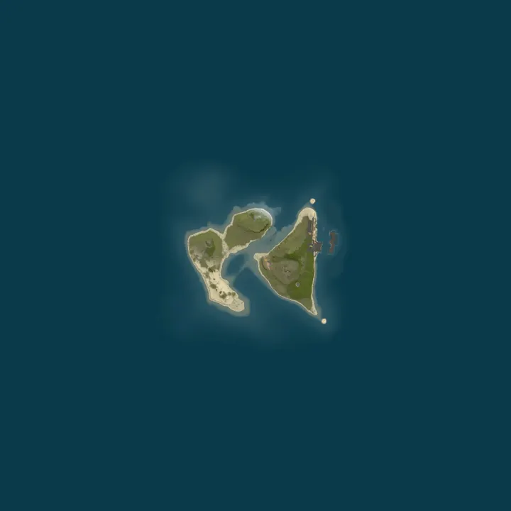 Map of A Shockbyte Rust Server