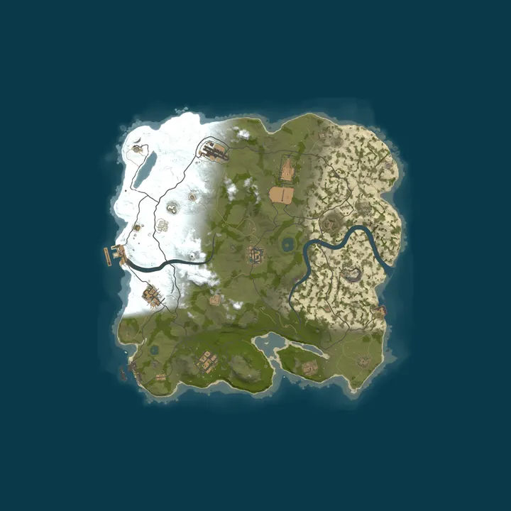 Map of RUSTNOVA | EU 3X | Biweekly | No Limit