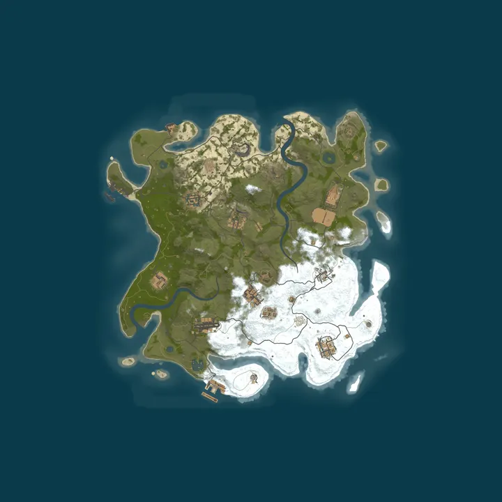 Map of Lil Rusters [US Biweekly] 2X | Raidable Bases | FRESH WIPE