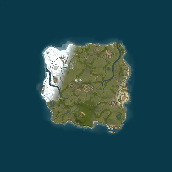 Map of Lost, PVE, Small Map