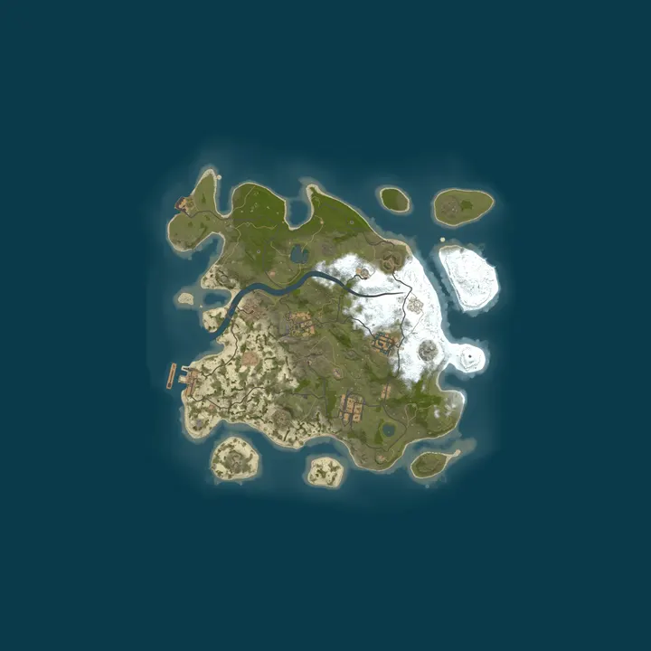 Map of Free Army Gear