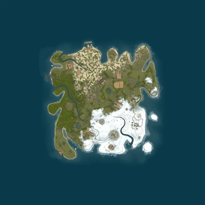 Map of [BR] Rust Raiz Para Iniciantes 2x | Mensal | 50% Upkeep | No BP