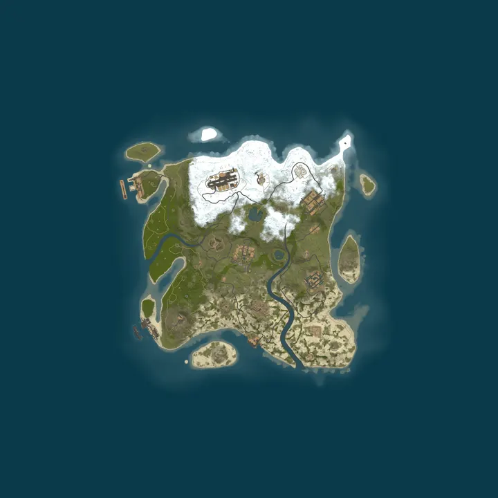 Map of RAVENBORNRUST | 10X | INSTA CRAFT | WEEKEND RAIDS