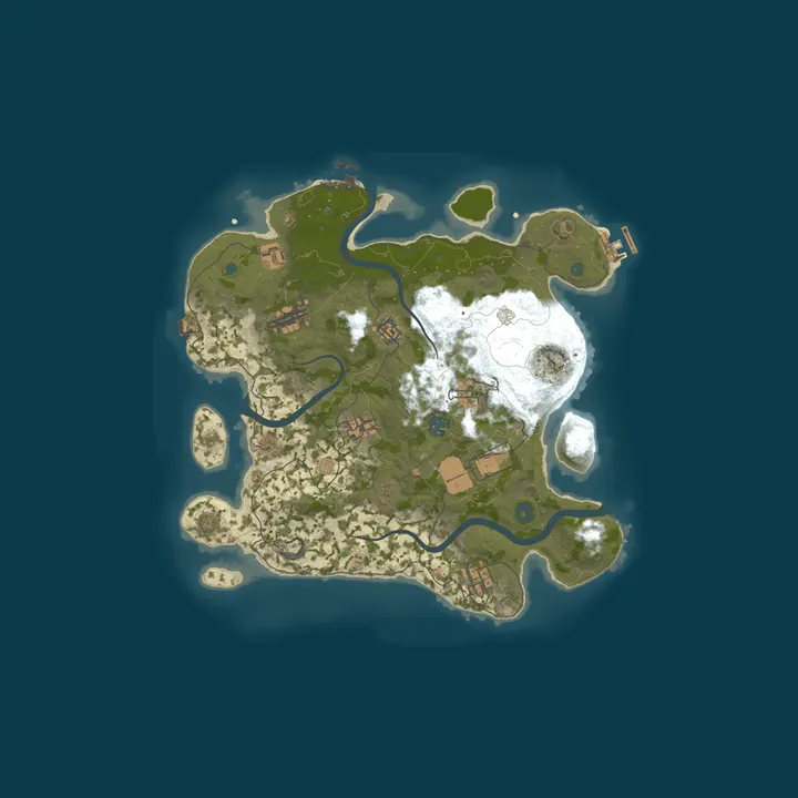 Map of RUSTAMAN 2X | SOLO/DUO/TRIO