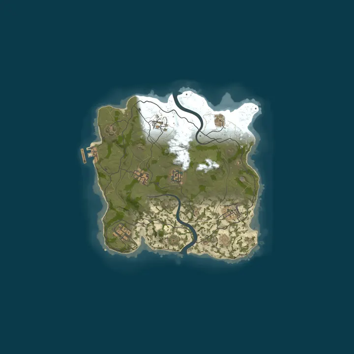 Map of A Rust Server