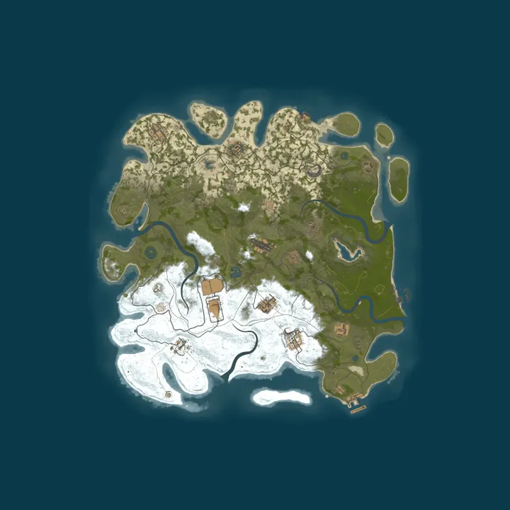 Map of Bloodline Rust Aimtrain | Modded | Daily Wipe