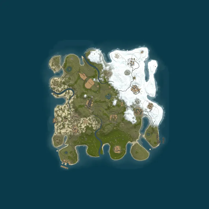 Map of Rustdom.com - US Small Weekly Vanilla | Thu 6PM PT | Active Adm
