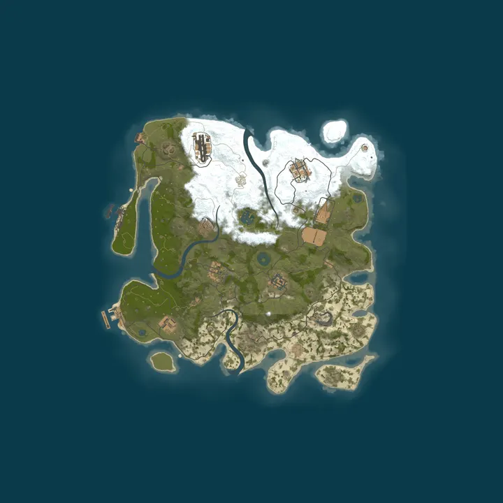 Map of PoopRust Beta | 5X Gathering 2X Loot | No BP Wipes | Poop Wipes