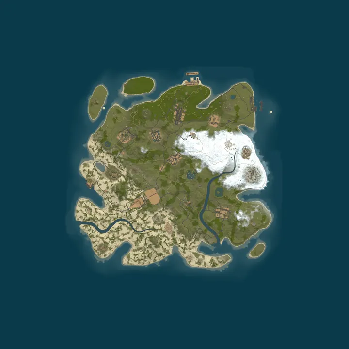 Map of Mercdadys Rust Server