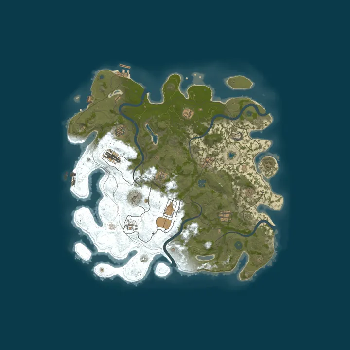 Map of [EU] FireRust Vanilla|Wiped 15/10