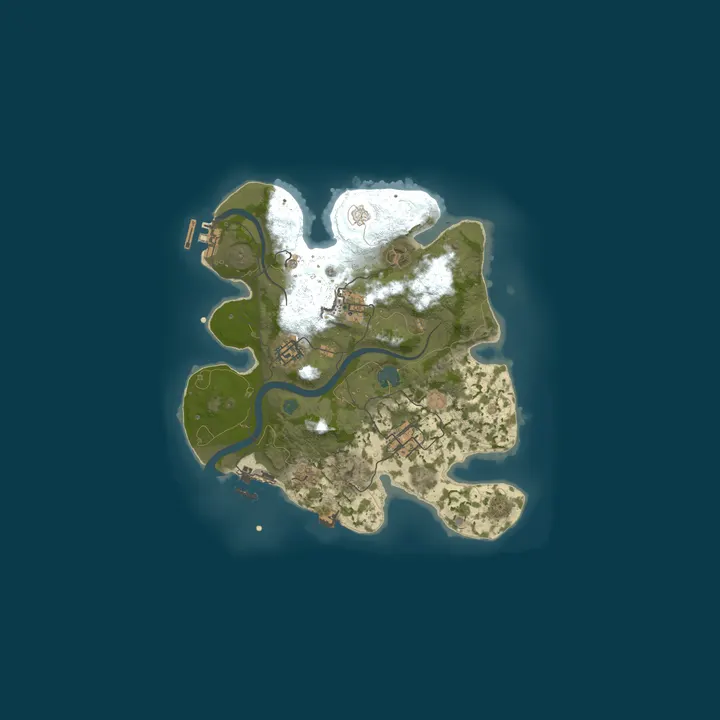 Map of GodlikeHost Server