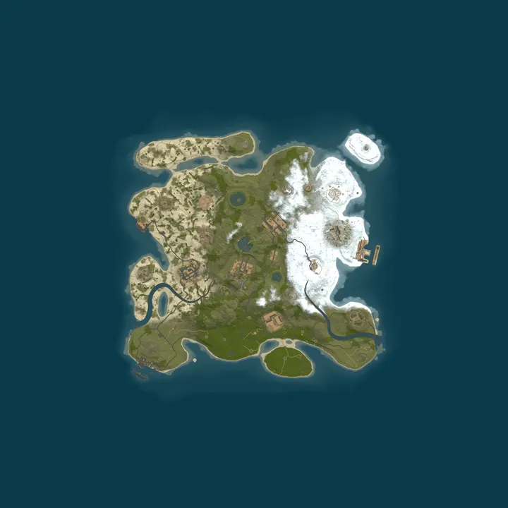 Map of Scrap Yard 5x | No BPs Casual | Monthly | Wiped 10/1 | thescrap