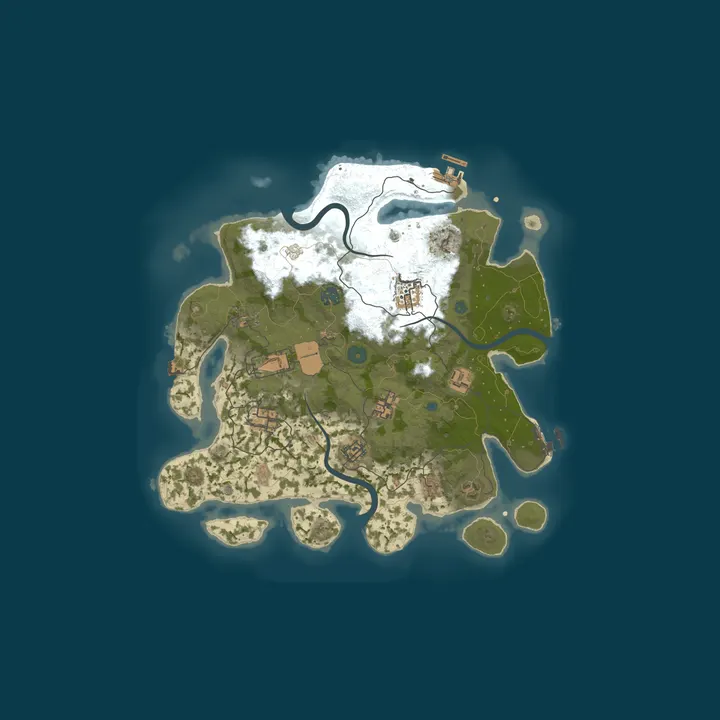 Map of Winterforge | [EU] Solo/Duo 2x | Weekly Wipe | QoL