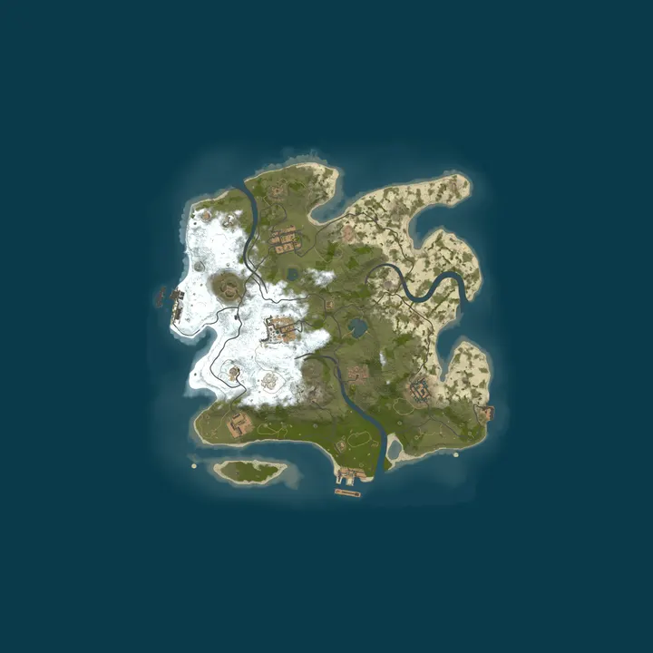 Map of [NA] Exile Rust | SOLO ONLY | Vanilla | Weekly Wipe