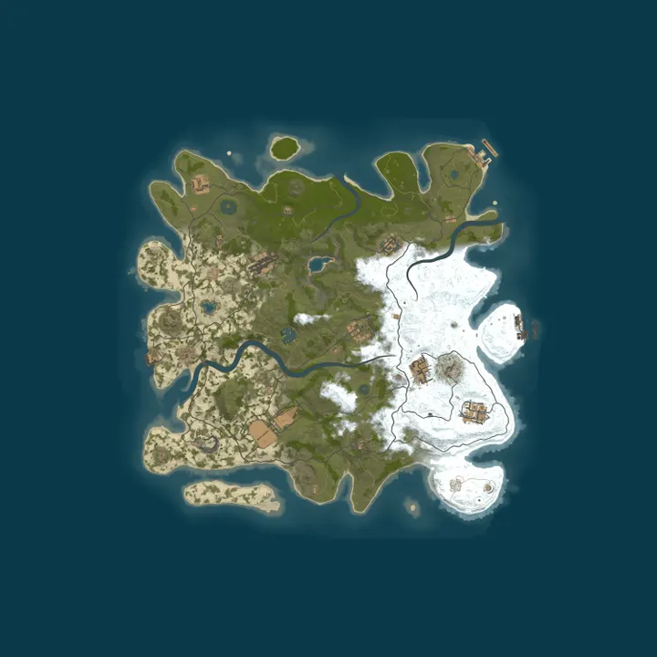 Map of isRusty.net [Solo Only] - 3X | Events | Offline Raid Protection